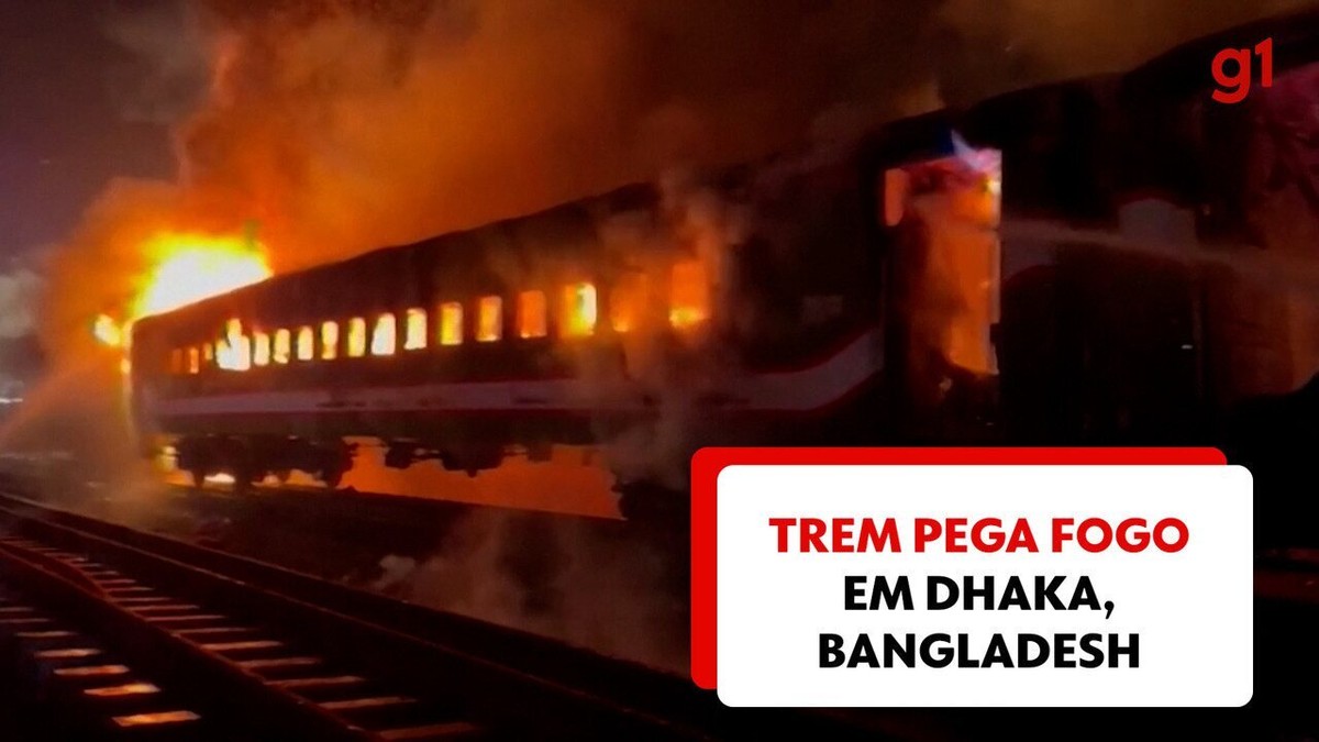 trem-pega-fogo-e-pelo-menos-5-pessoas-morrem-em-dhaka,-bangladesh;-video